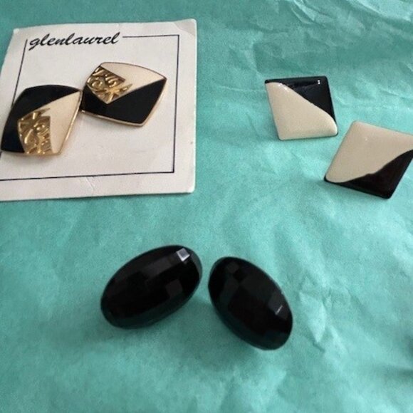 5 pairs of classic color earrings - Picture 6 of 9